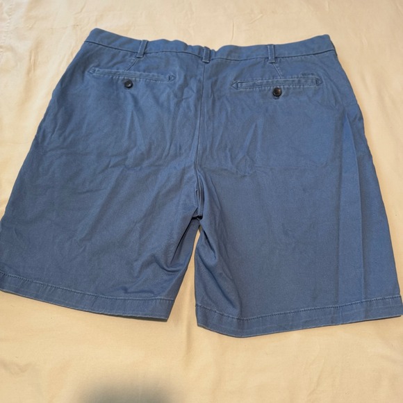 IZOD Saltwater Blue Stretch Shorts Mens 38 Waist 9.5 Inseam Casual chino - Picture 2 of 5